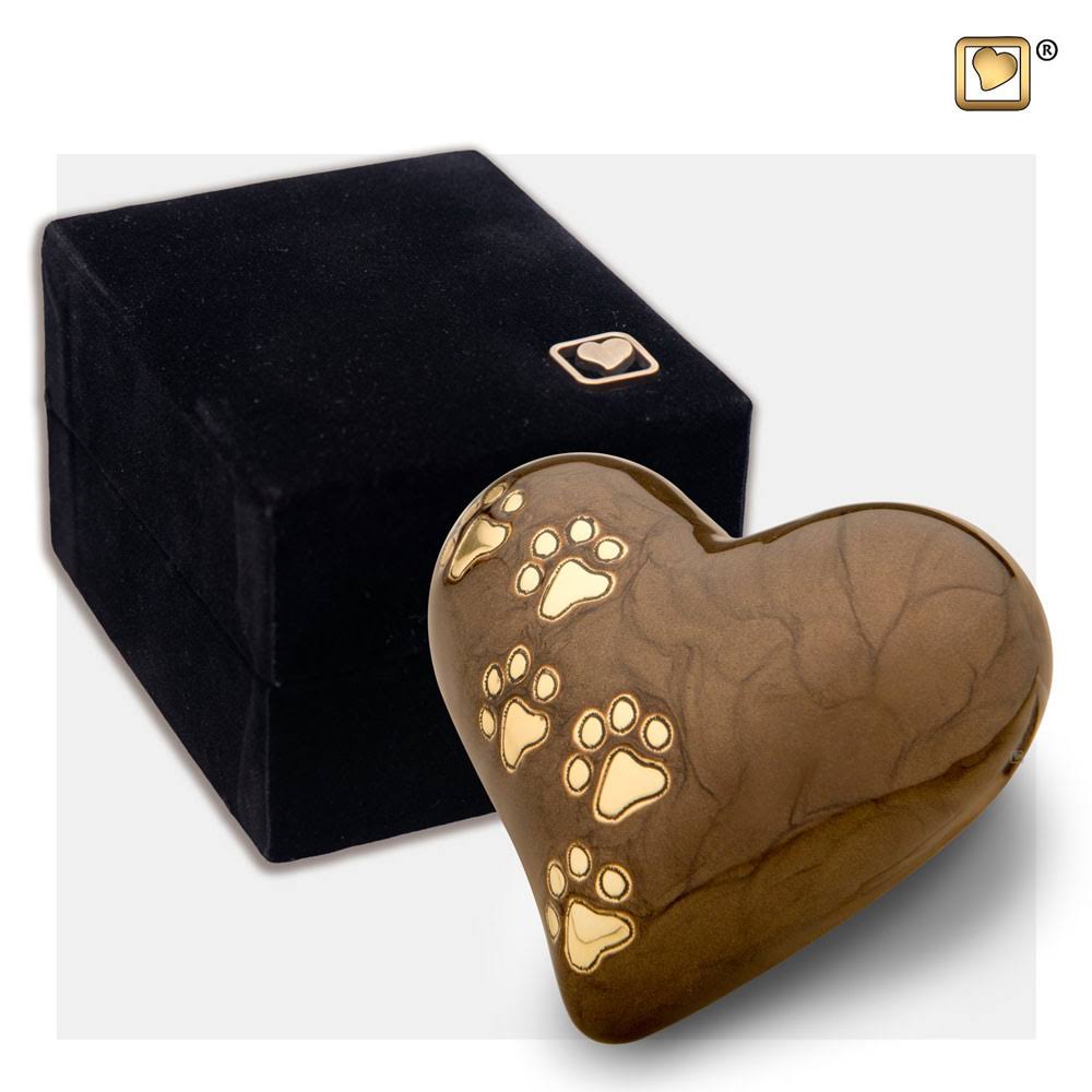 Pearlescent Bronze Pet Keepsake Urn C44202